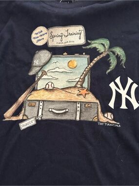 Genuine Merchandise Navy Blue NYY Spring Training Tee Yankees